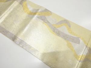 引箔　霞模様　袋帯